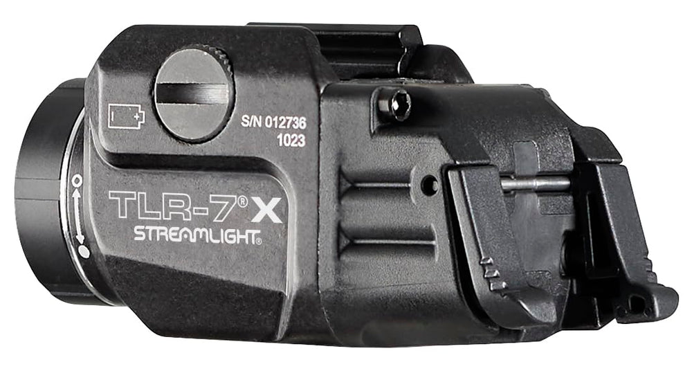 Streamlight TLR-7 X interchangeable switches displayed for ambidextrous control benefit