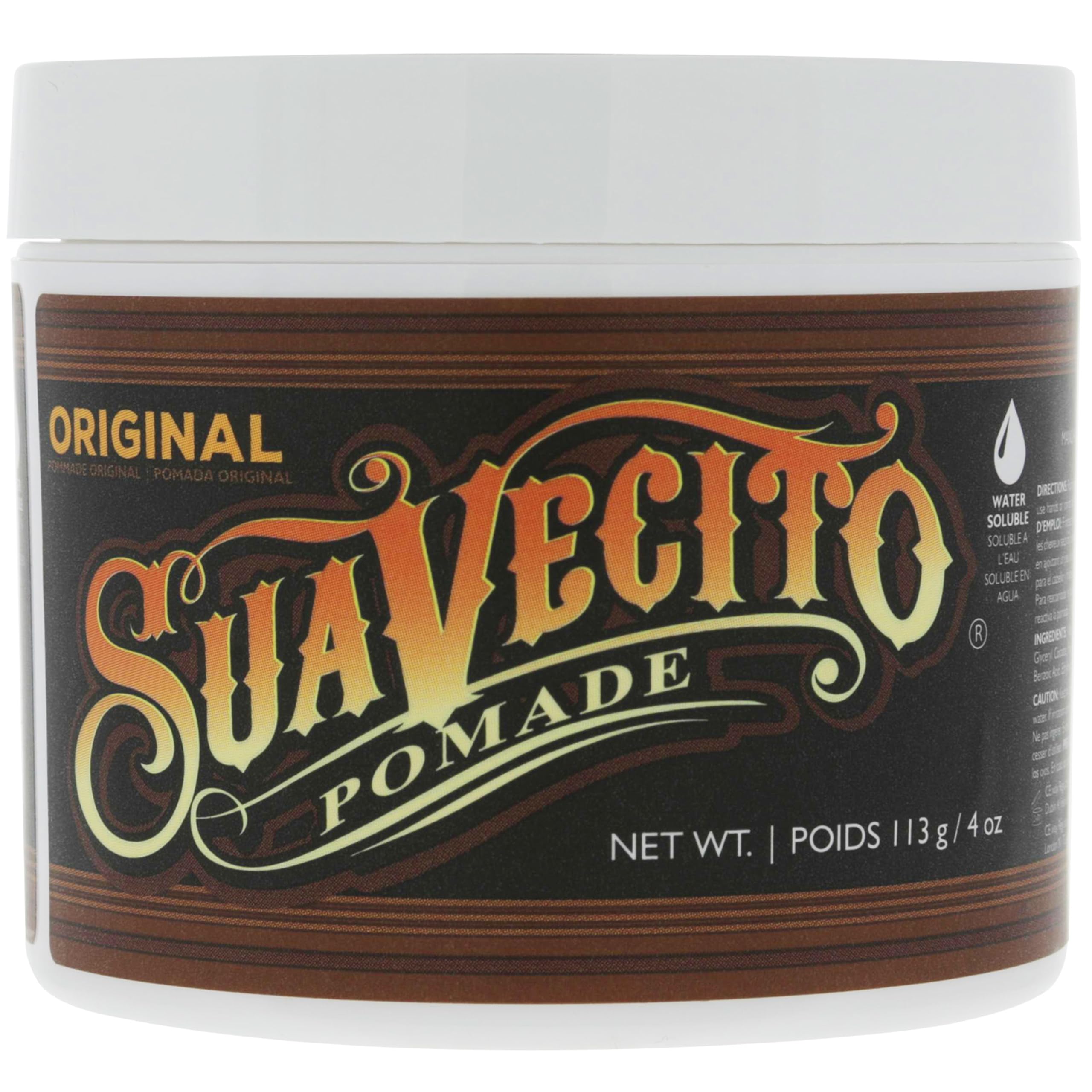 Rinsing Suavecito Pomade from hair showing easy water washout