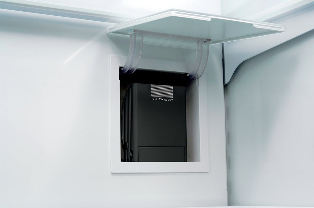 Sub-Zero cartridge close-up of filtration media for improved air quality