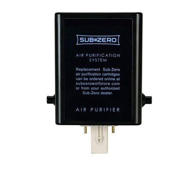 Sub-Zero cartridge front view showing sleek shape and easy install benefit