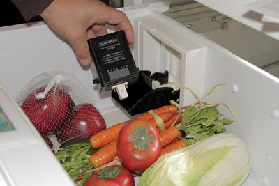Sub-Zero cartridge installed in refrigerator demonstrating fresher interior