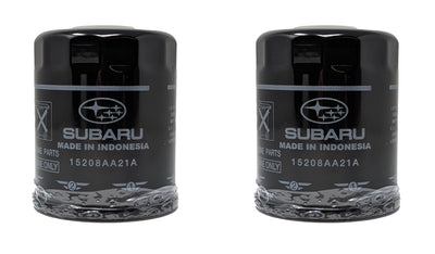 Subaru filtro frontal empaquetado mostrando marca y ajuste confiable