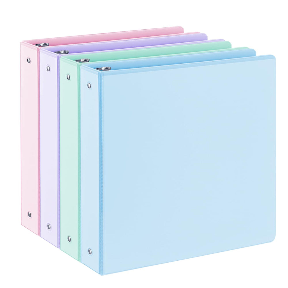 SUIN frontal mostrando cuatro colores pastel y portada personalizable