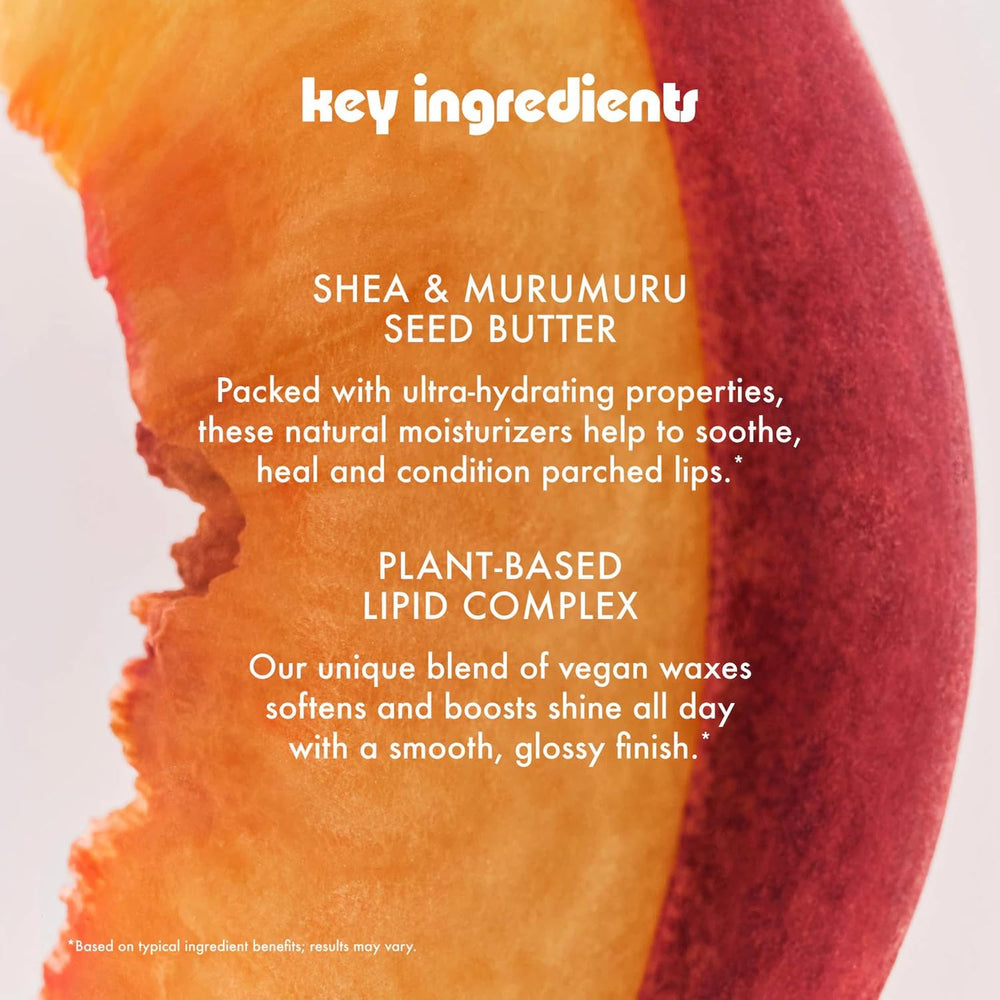 Summer Fridays aplicación del Sea Salt Caramel en labios, aspecto nutritivo