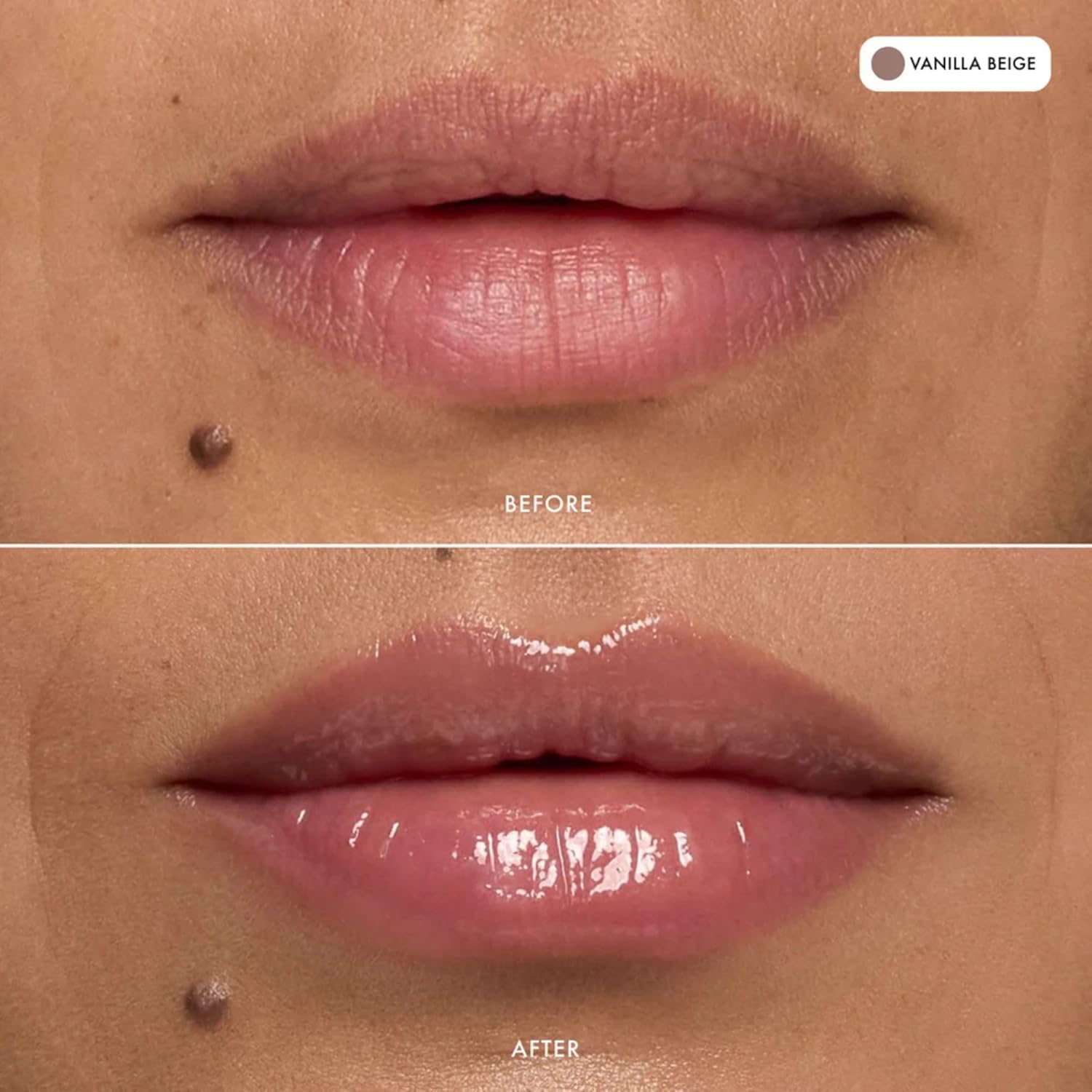 Summer Fridays muestra de Vanilla con brillo transparente inmediato