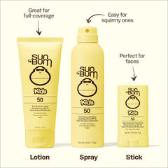Detalle de la textura transparente del stick Sun Bum que facilita aplicación