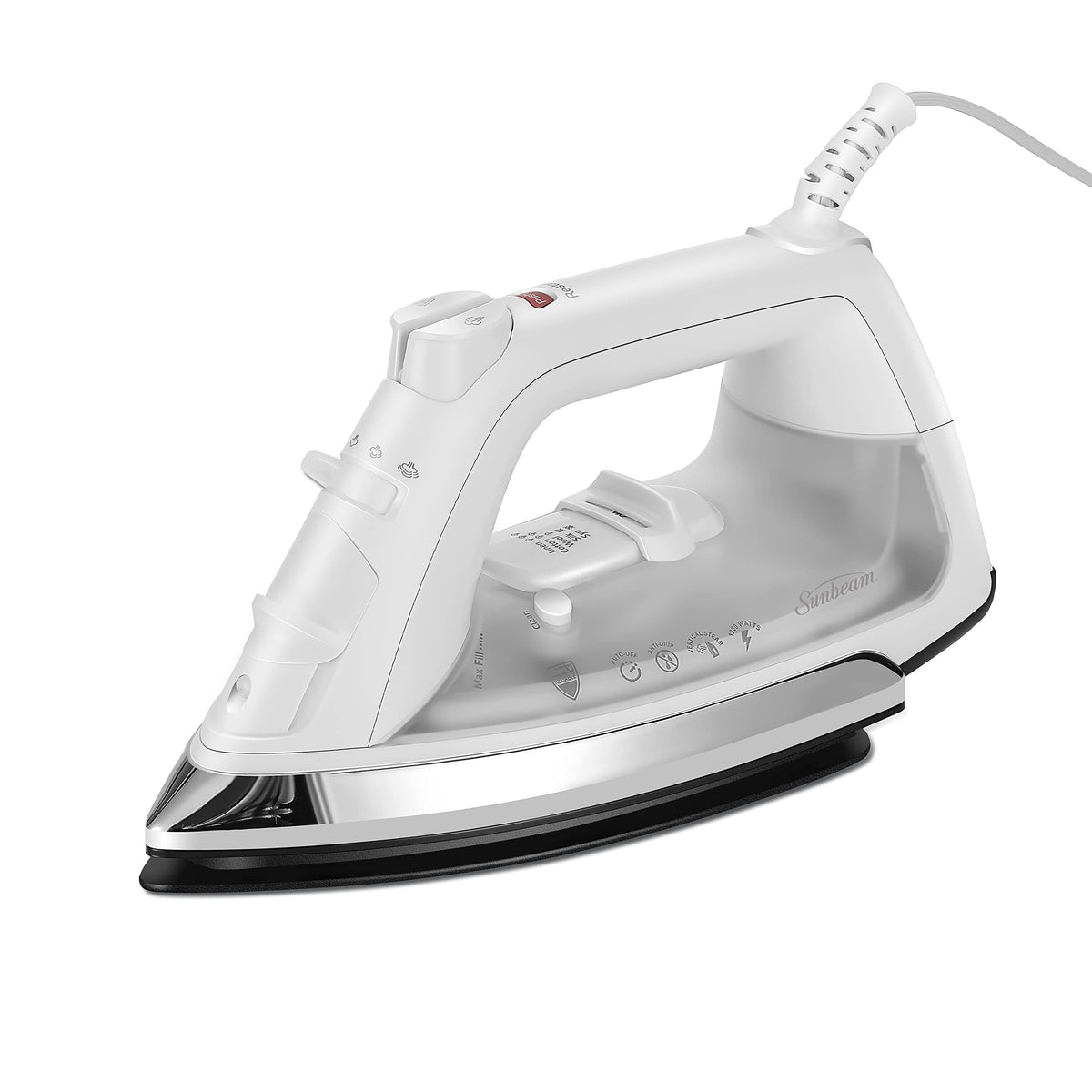Sunbeam vista frontal con controles y diseño ergonómico, facilidad de uso