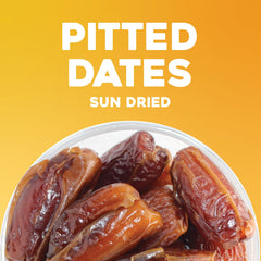 Sunbest Natural dates in a bowl ready to serve, ideal for healthy snacking