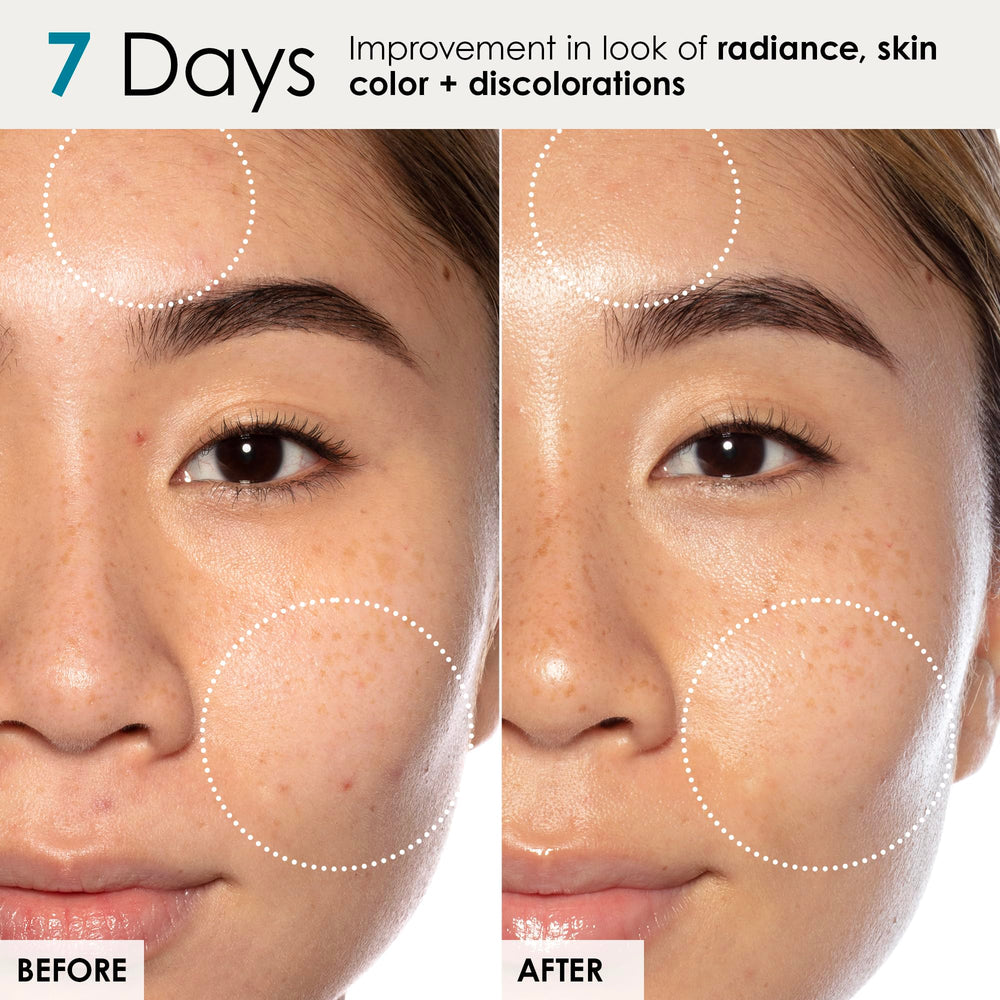 Sunday Riley Good Genes primer plano de la etiqueta que destaca ingredientes clave