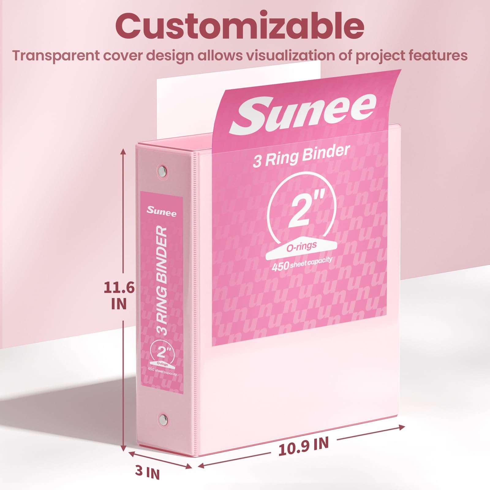 SUNEE lomo con etiqueta para clasificar documentos rápidamente