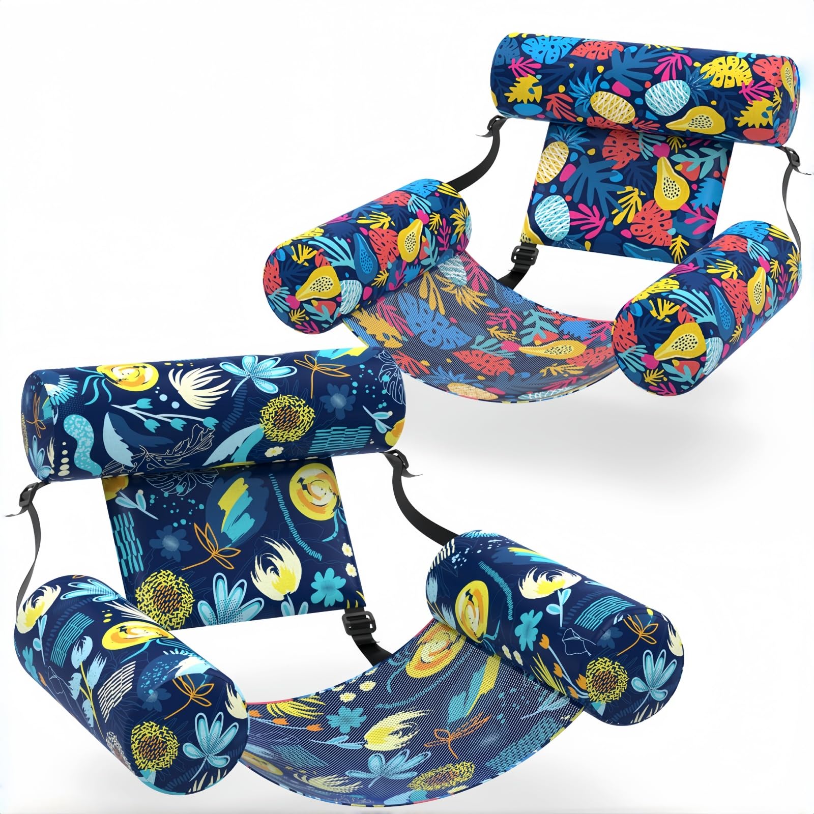 Sunikko X primer plano del estampado Hawaii, colores vibrantes que perduran