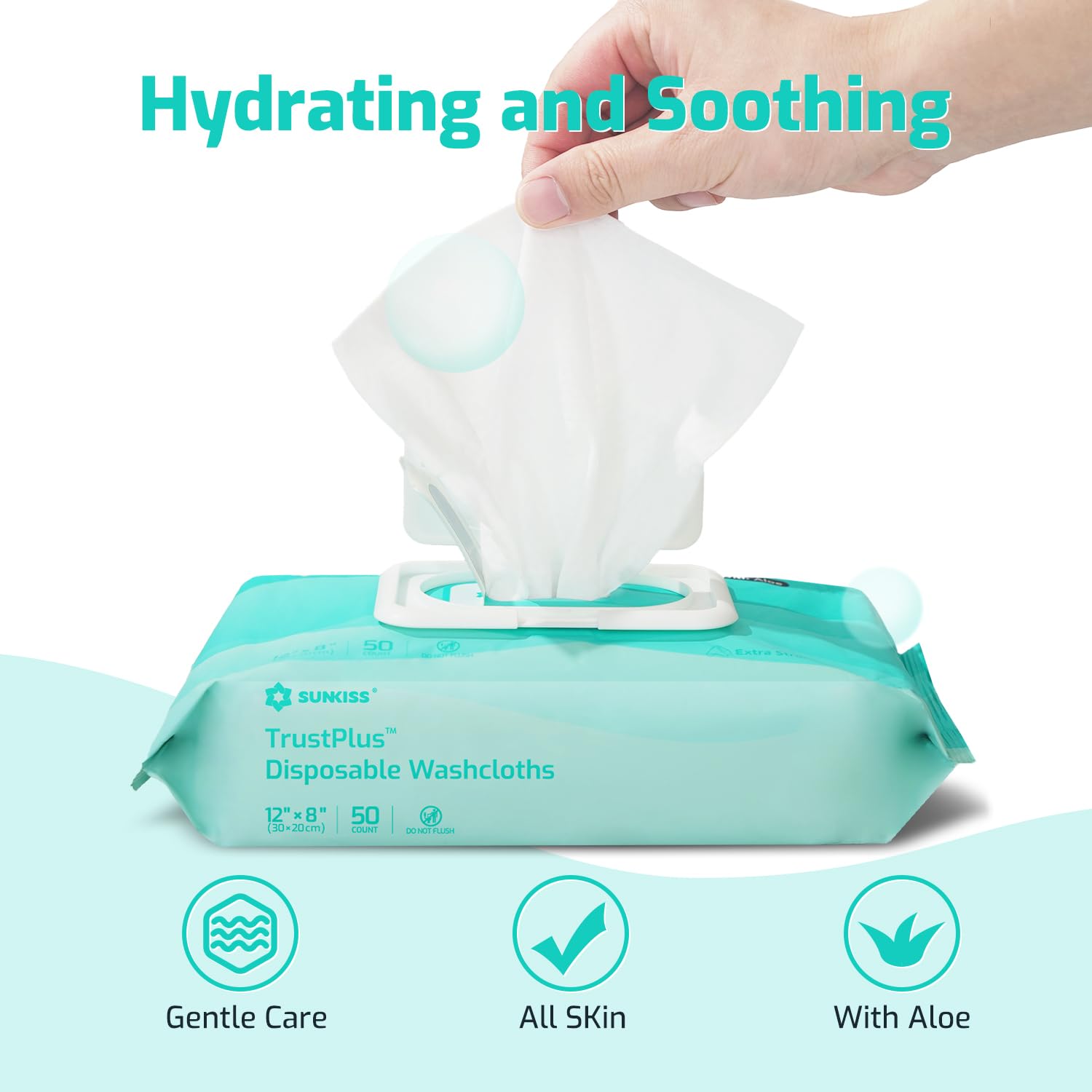 SUNKISS etiqueta con ingredientes como aloe vera y vitamina E visibles
