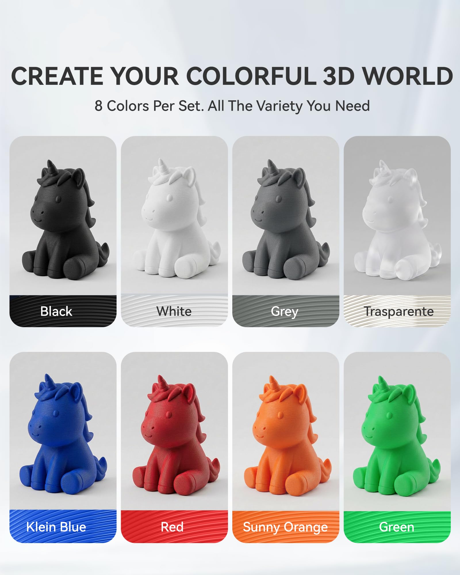 SUNLU carrete montado en impresora 3D demostrando compatibilidad y flujo estable