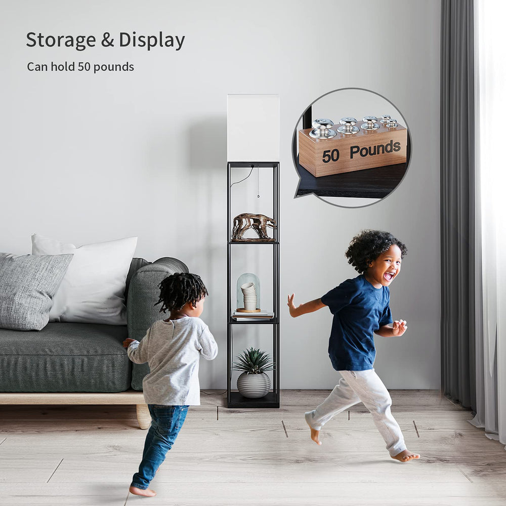 sunmory lámpara junto a mueble para referencia de tamaño y escala