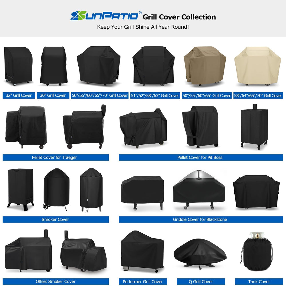 SunPatio folded cover compact for storage saving space