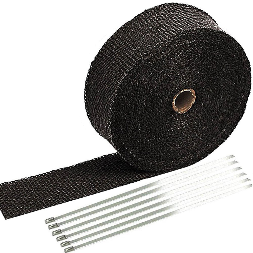 SunplusTrade rollo frontal de cinta térmica negra mostrando longitud y ancho