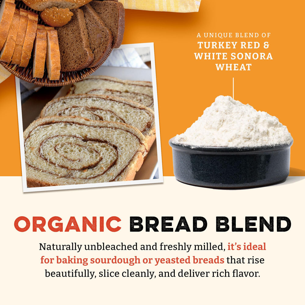 Sunrise Flour Mill etiqueta orgánica USDA, certificación y pureza