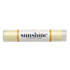 Sunshine detalle de la textura del paño impregnado mostrando compuesto limpiador