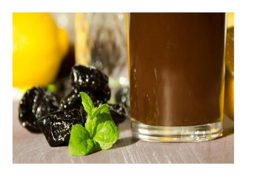 Sunsweet etiqueta nutricional en la botella para verificar ingredientes