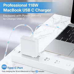 Sunveza primer plano del puerto USB-C, conexión segura y rápida