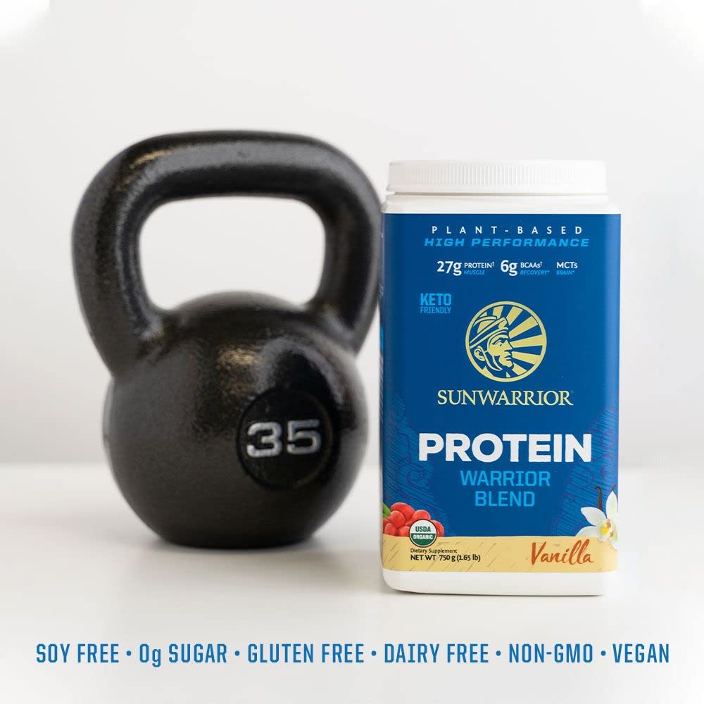 Sunwarrior uso en pancake proteico para desayuno nutritivo