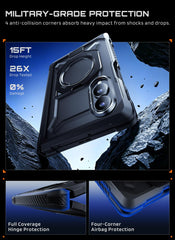 SUPCASE close-up of hinge coverage protecting the Galaxy Z Fold 8