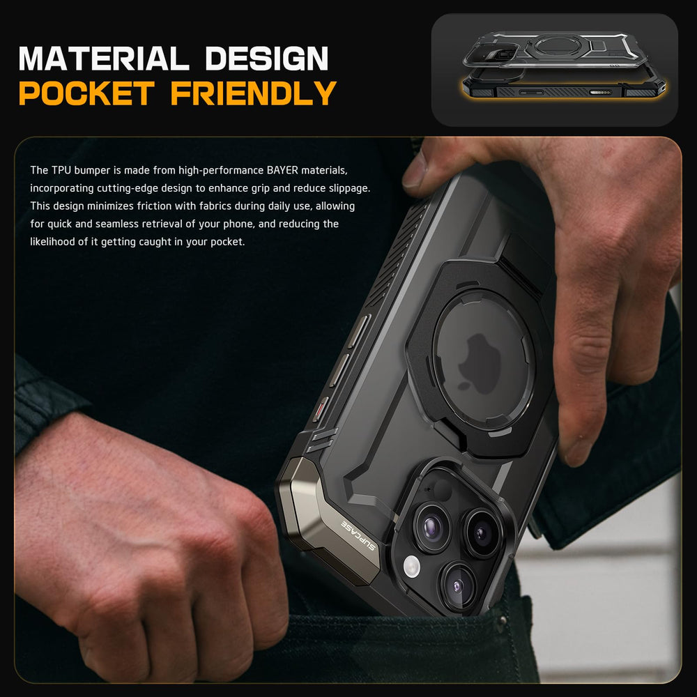 SUPCASE montaje magnético en soporte de coche compatible MagSafe