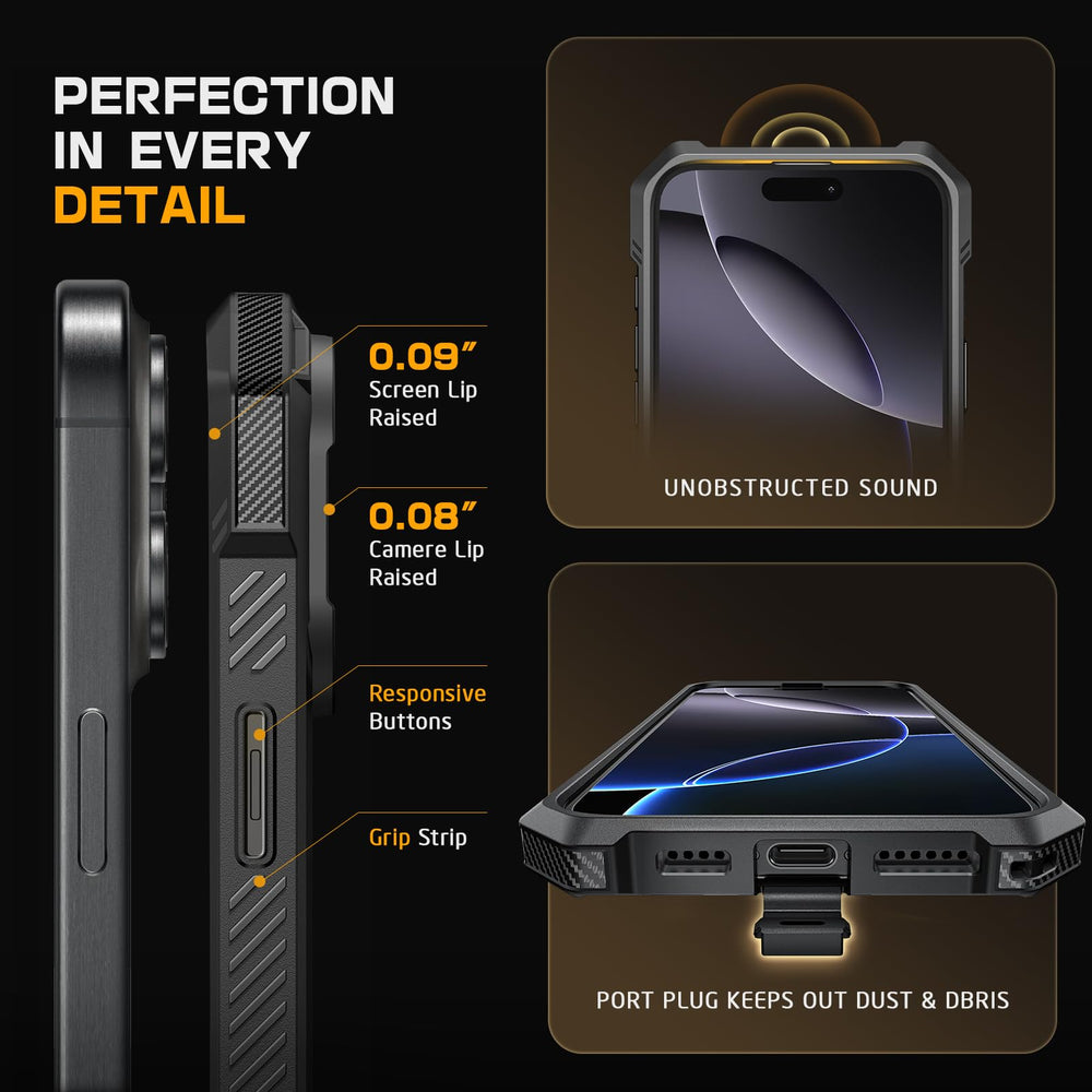 SUPCASE esquinas con aire-bag para absorción de impactos
