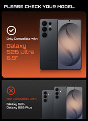 SUPCASE vista trasera con placa magnética y compatibilidad con cargadores