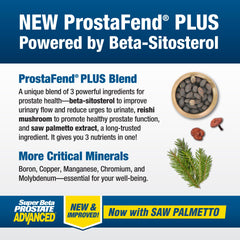 SUPER BETA PROSTATE primer plano de cápsula mostrando textura y formulación
