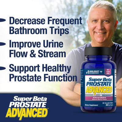 SUPER BETA PROSTATE etiqueta con lista de ingredientes para transparencia informativa