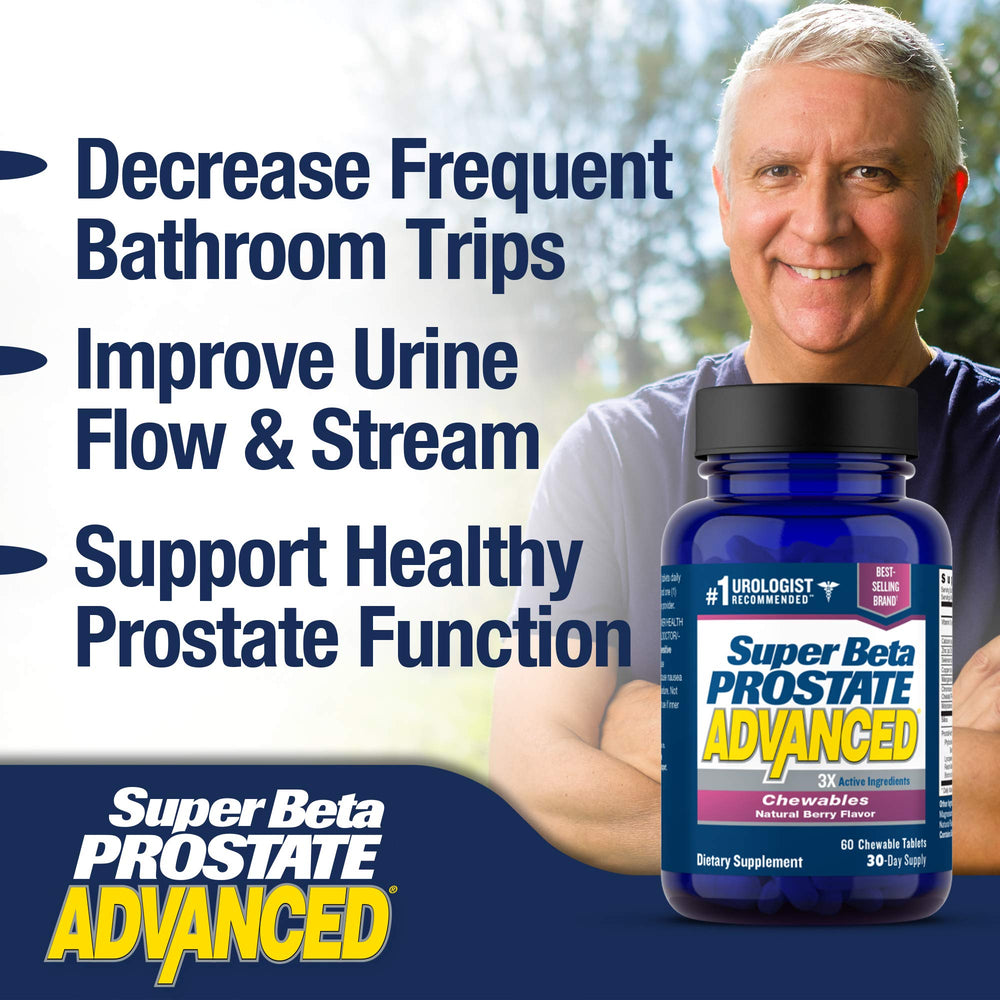 SUPER BETA PROSTATE etiqueta con lista de ingredientes para transparencia informativa