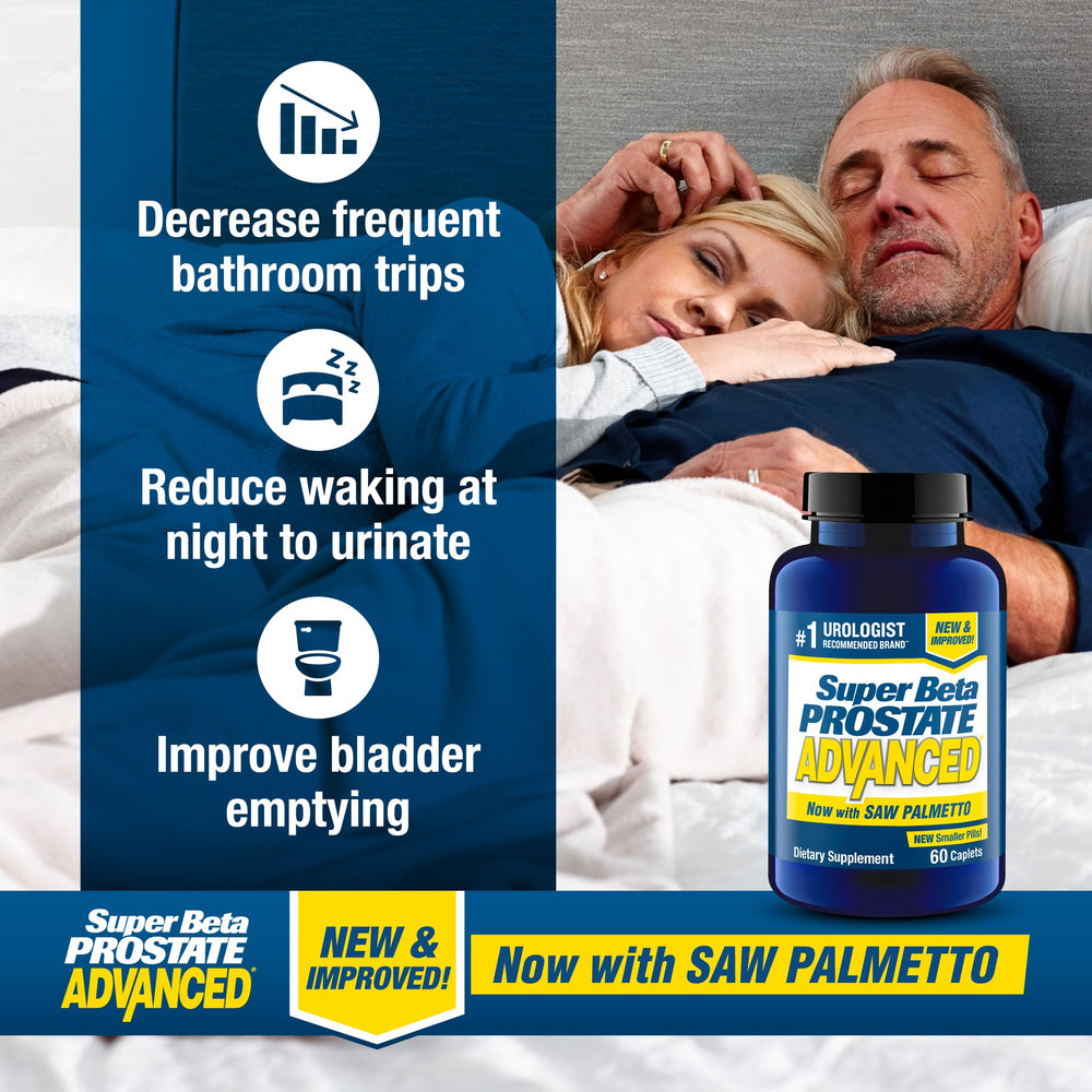 SUPER BETA PROSTATE etiqueta trasera con información de ingredientes y tabla nutricional