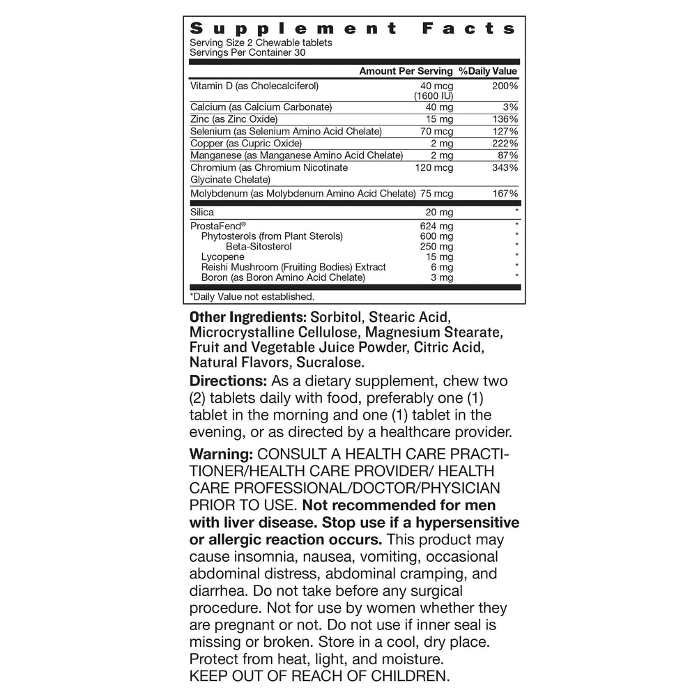 SUPER BETA PROSTATE ingredientes naturales presentados para confianza del usuario