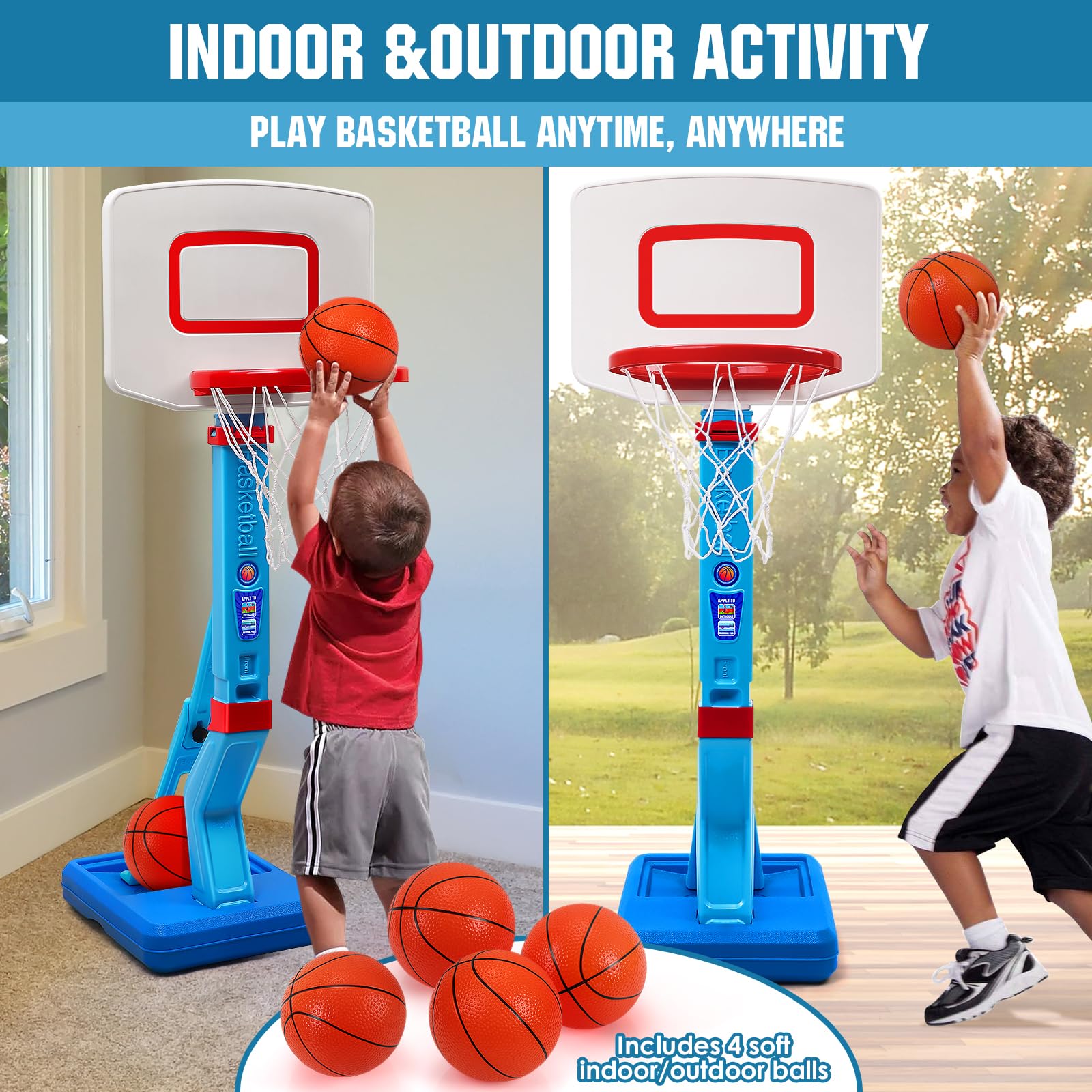 SUPER JOY pelotas blandas y bomba incluidas para juego inmediato