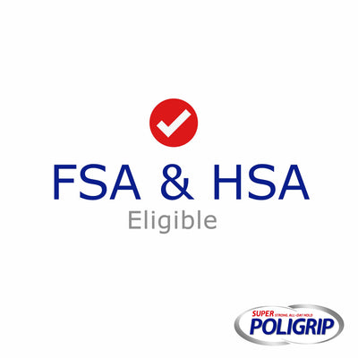 Super Poligrip envase con etiqueta menta que transmite frescura