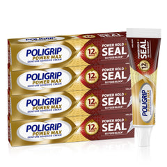 Super Poligrip front tube showing product and brand for clear identification and trust