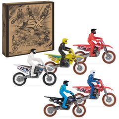 Supercross paquete frontal 5 motos mostrando variedad y valor de colección