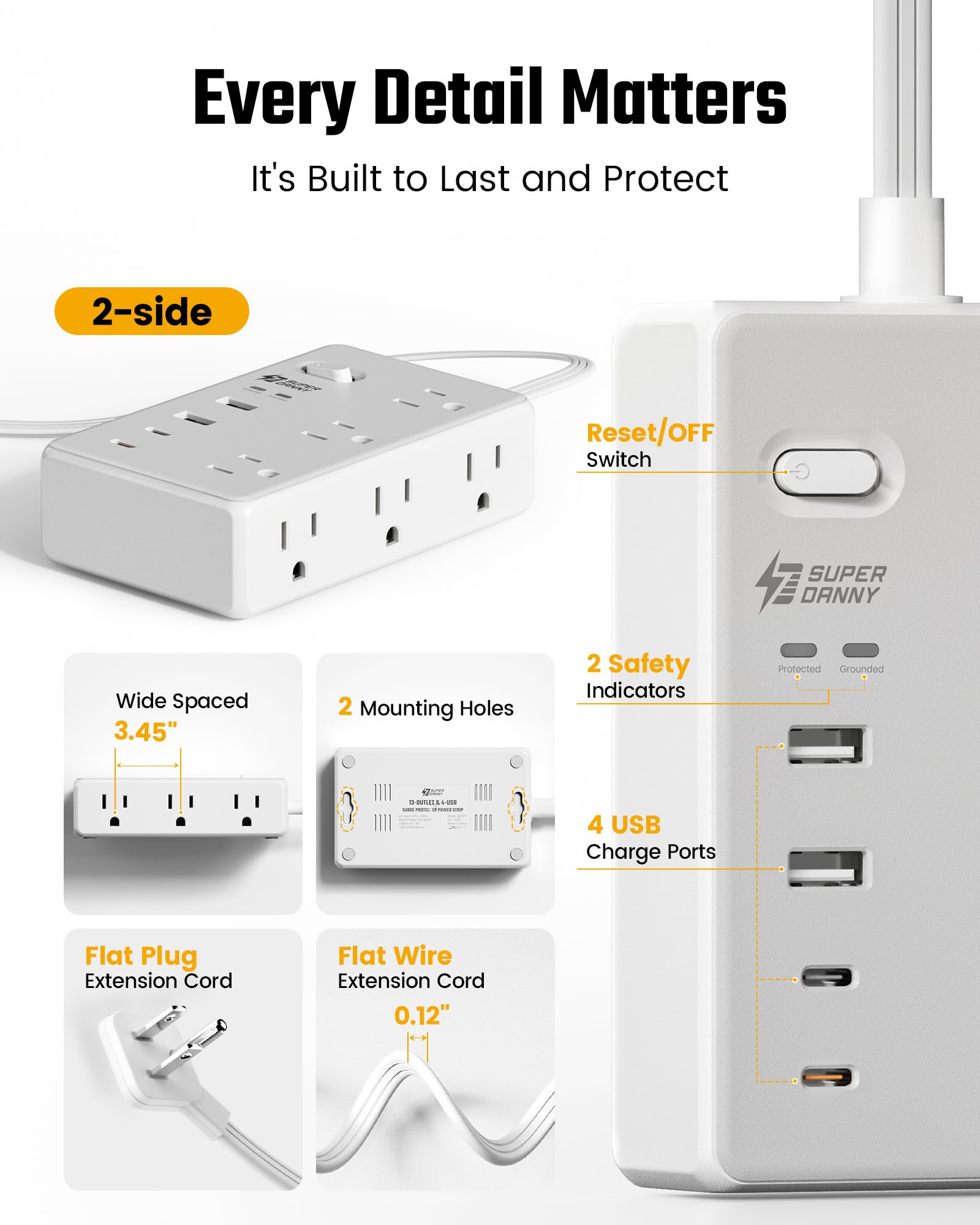 SUPERDANNY compact size packed in luggage for travel convenience