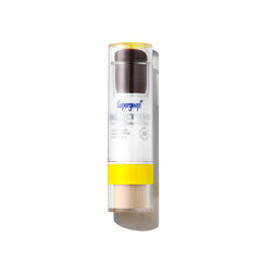 Supergoop! envase frontal del (Re)setting Powder translucido mostrando el diseño y SPF