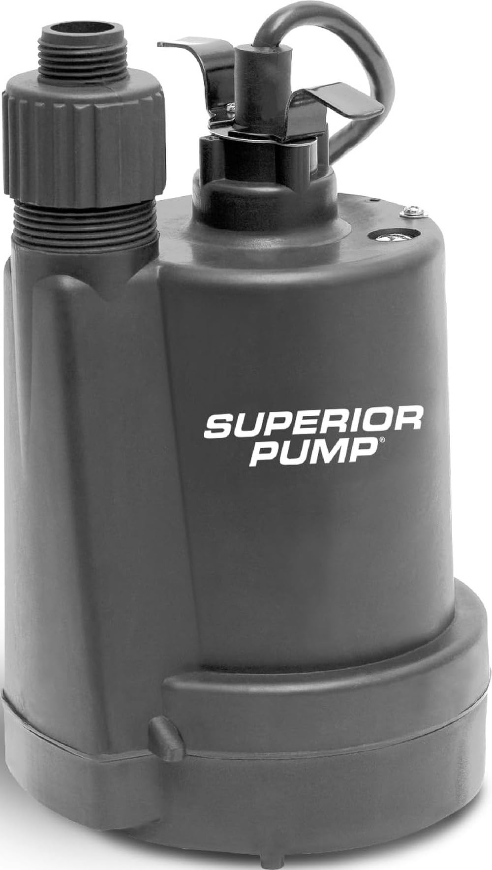 Superior Pump 91250 front view showing durable housing and ports for quick setup
