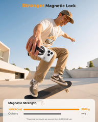 SUPERONE bisagra rotatoria 360° mostrando durabilidad y varias posiciones
