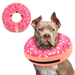 Supet collar inflable frente mostrando su forma donut y protección
