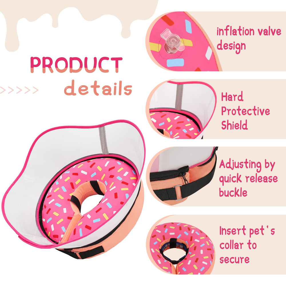 Supet lifestyle image of dog resting with collar for calm recovery