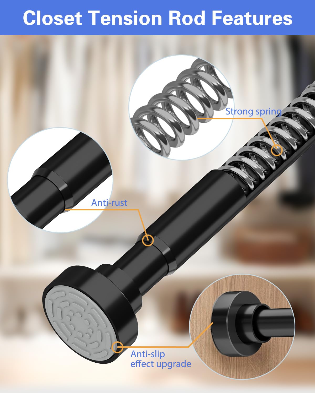 Supforce barra extendida junto a una regla para referencia de tamaño