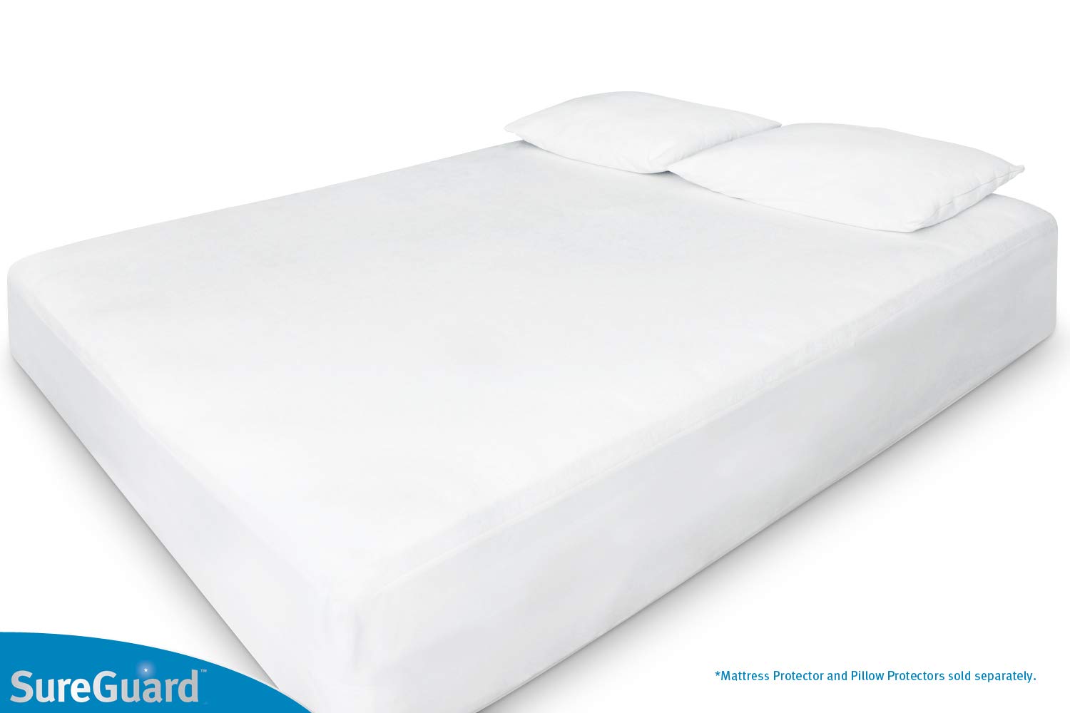 SureGuard funda en uso en un dormitorio, limpieza y confort