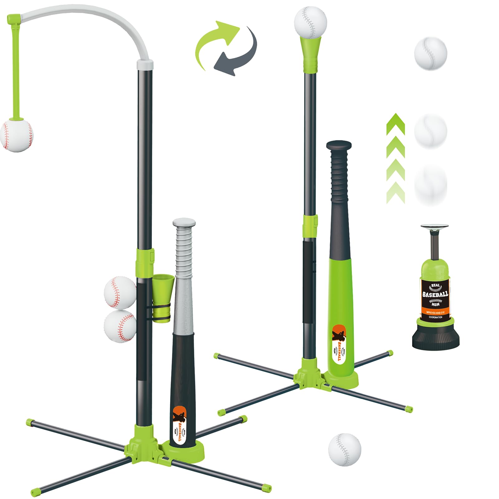 Surelect set frontal empaquetado mostrando el kit completo y beneficios de juego al aire libre