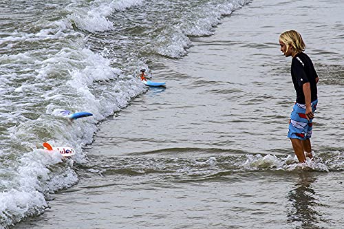 Surfer Dudes ala y quilla en primer plano que mejoran el agarre con la ola