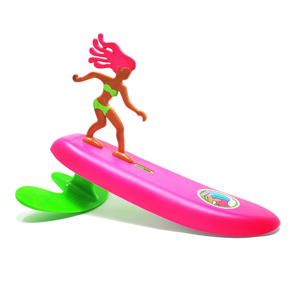Surfer Dudes Bali Bobbi vista frontal mostrando diseño divertido y resistente