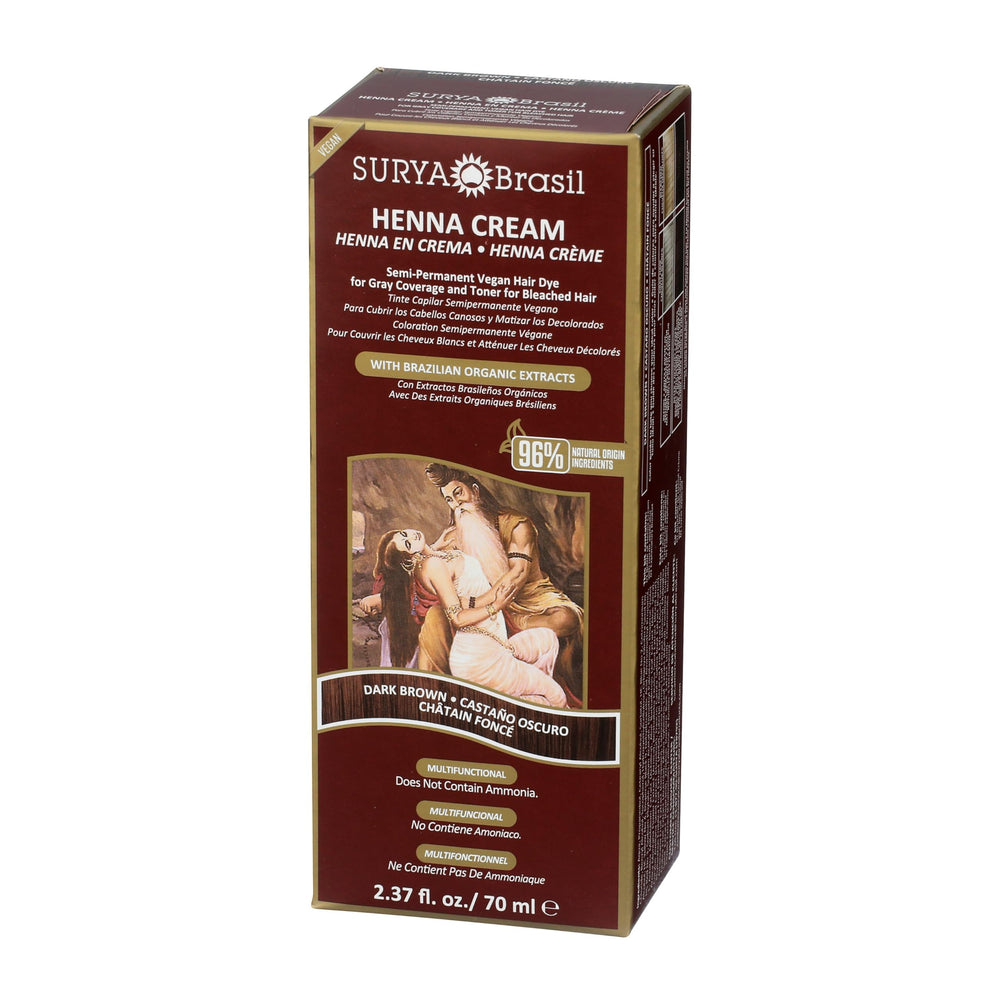 Surya Brasil detalle de etiqueta destacando ingredientes naturales